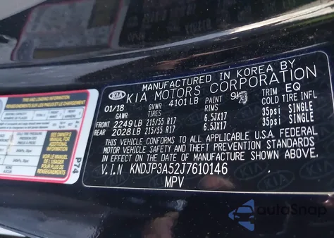 2018 Kia Soul + из США, поврежденный, VIN KNDJP3A52J7610146